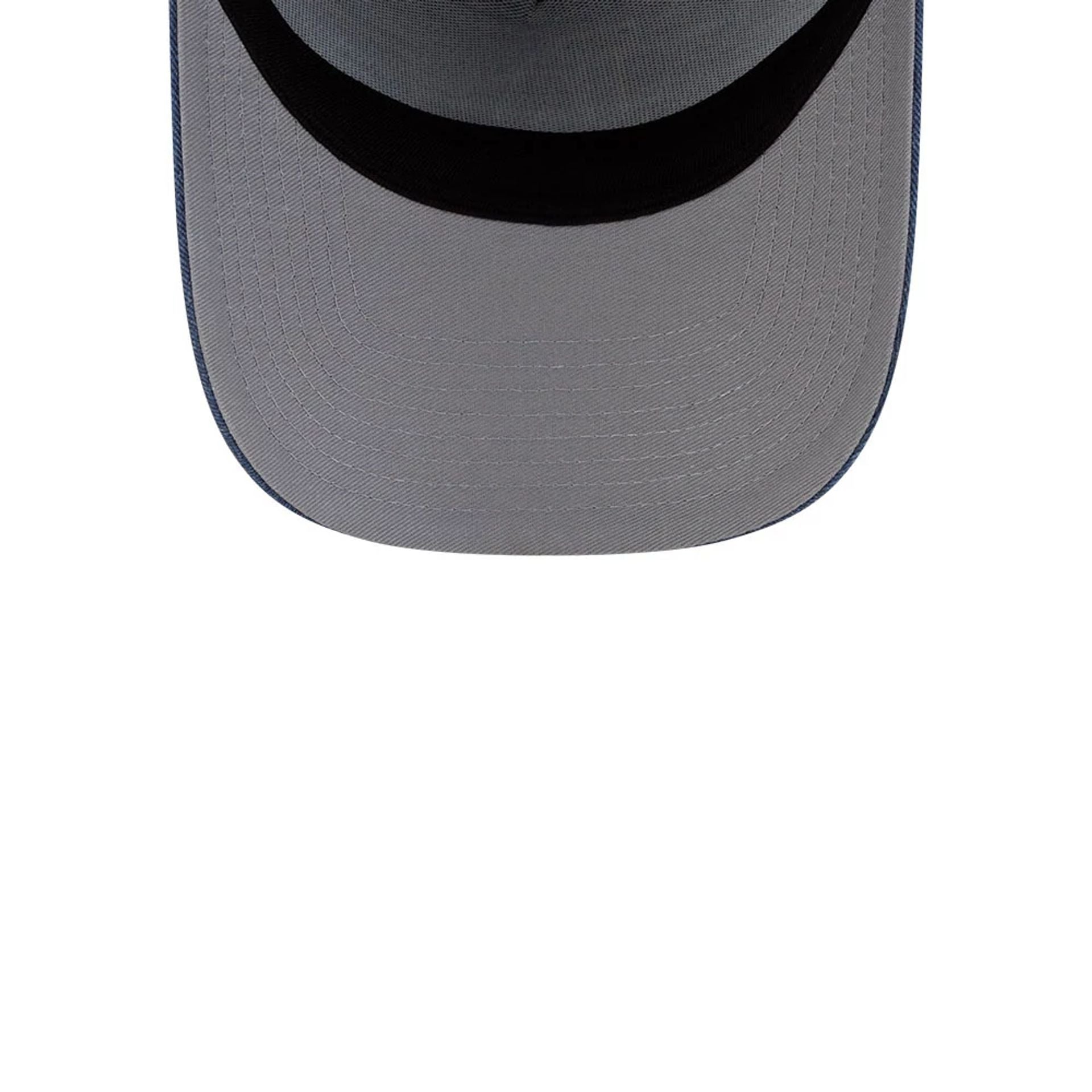 Pictured is this MLB Script Wash LA Dodgers 9FORTY A-Frame cap in navy. 2