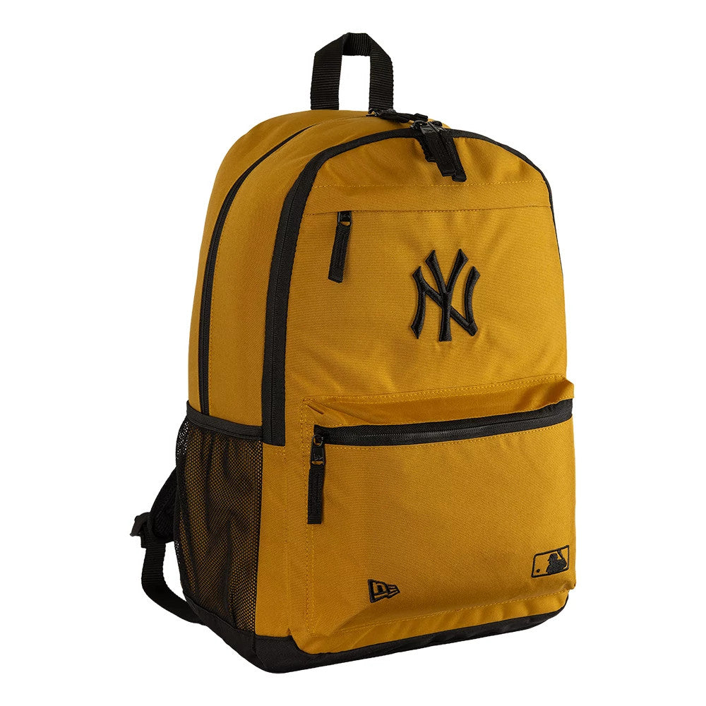 Pictured is this MLB New York Yankees Delaware Backpack in Yellow. 3