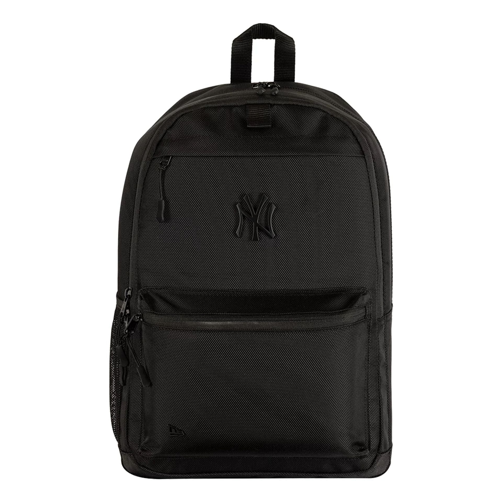 Pictured is this MLB Metal New York Yankees Delaware Backpack in black. 2