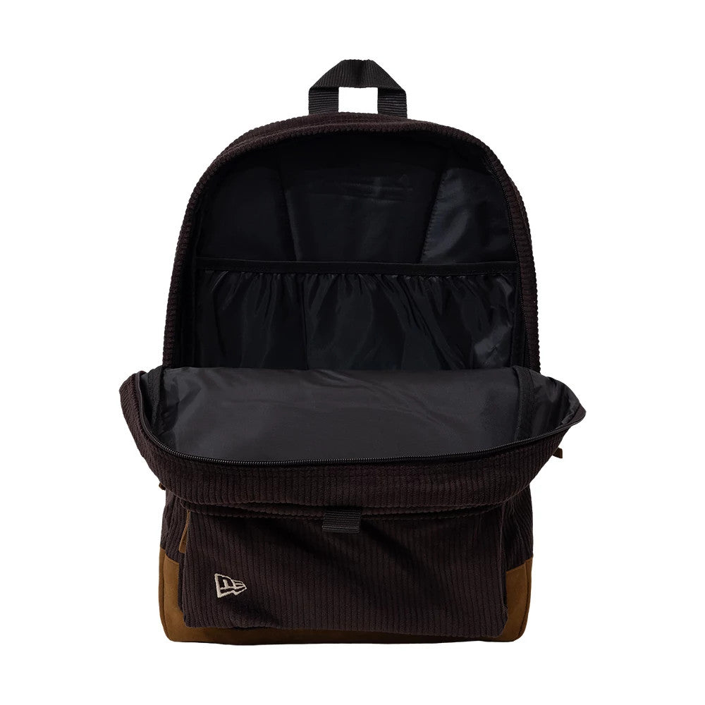 Pictured is this MLB Cord New York Yankees Stadium Backpack in dark brown. 4