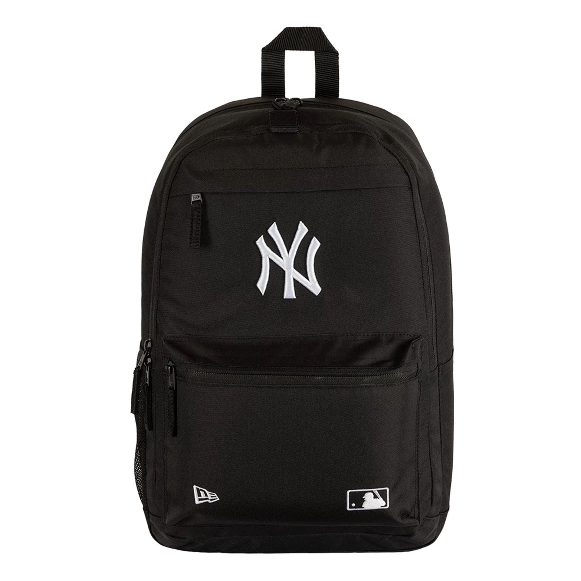 Pictured is this MLB New York Yankees Delaware Backpack in black. 2