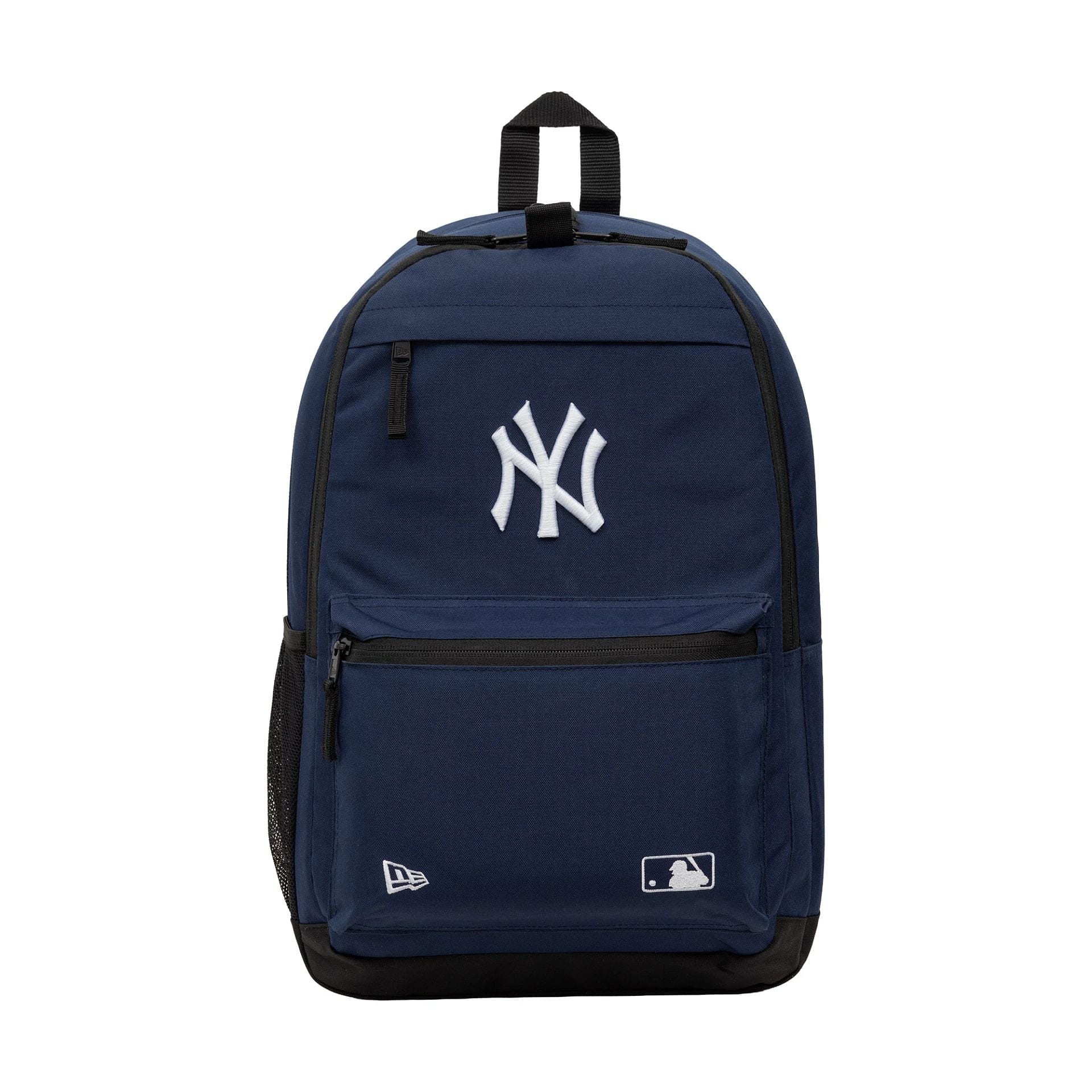 Pictured is this MLB New York Yankees Delaware Backpack in navy. 2