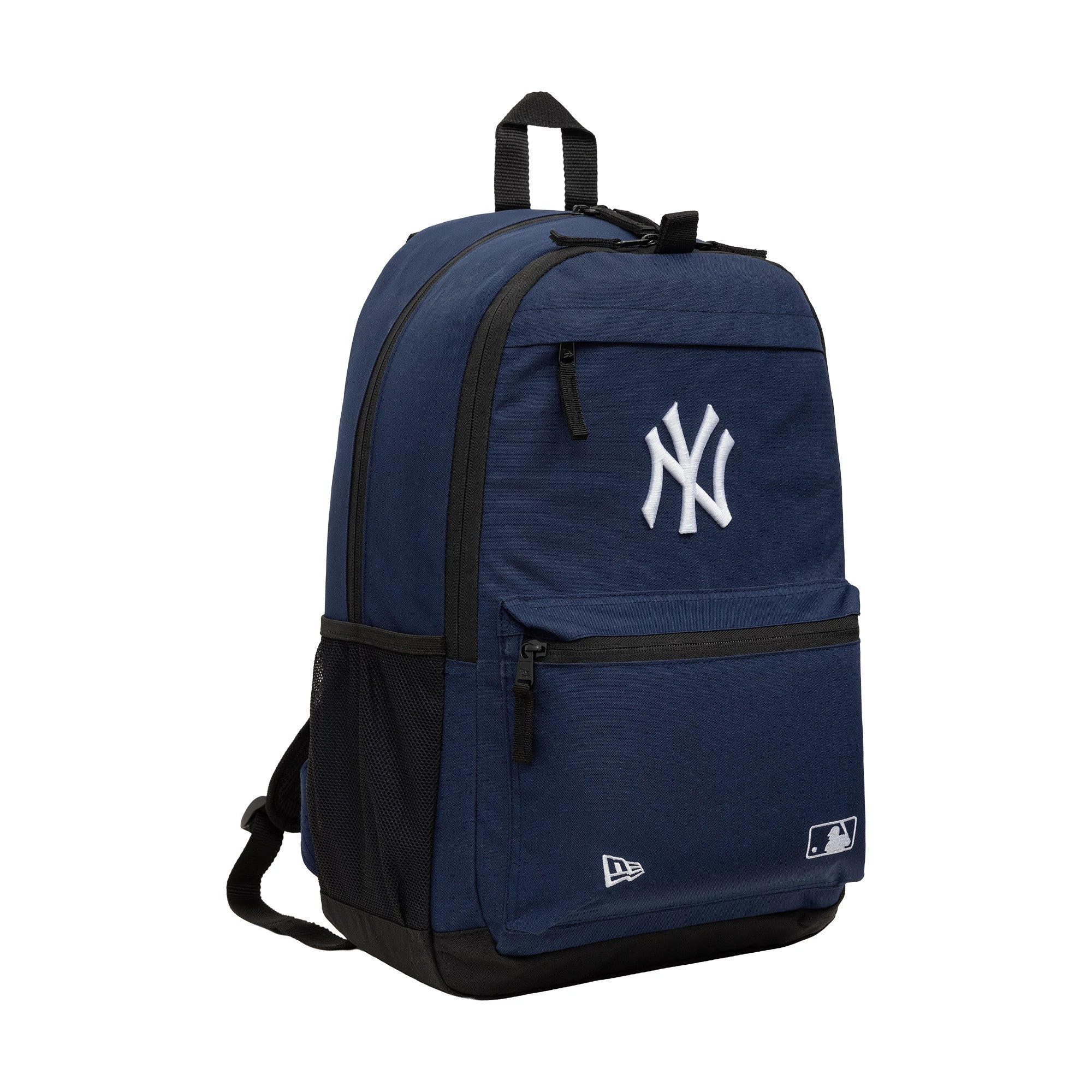 Pictured is this MLB New York Yankees Delaware Backpack in navy. 3
