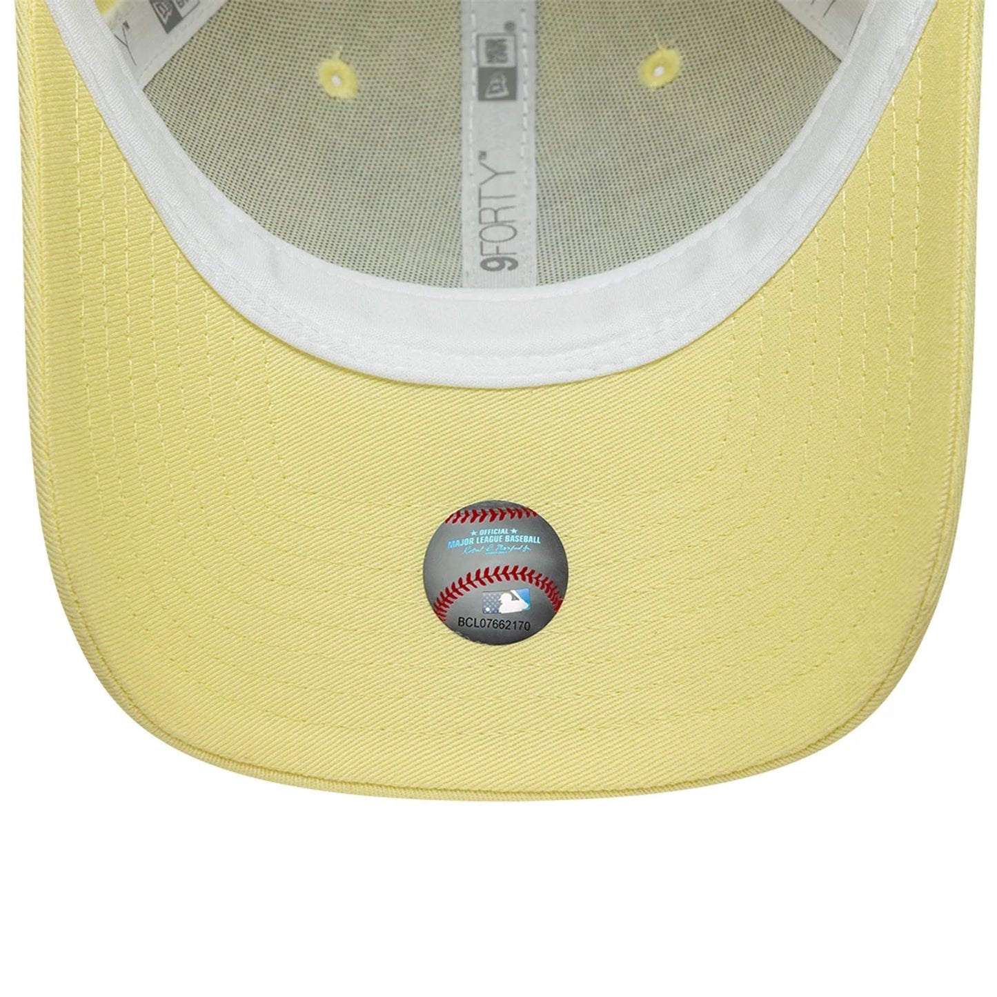 Pictured is this MLB Team Outline LA Dodgers 9FORTY cap in pastel yellow. 5