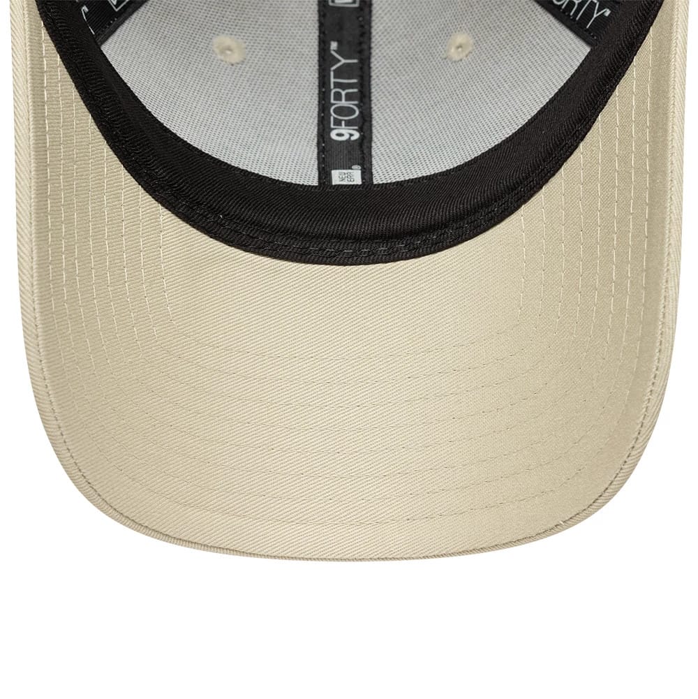 Pictured is this Womens New Era Beaded 9FORTY cap in light beige. 5