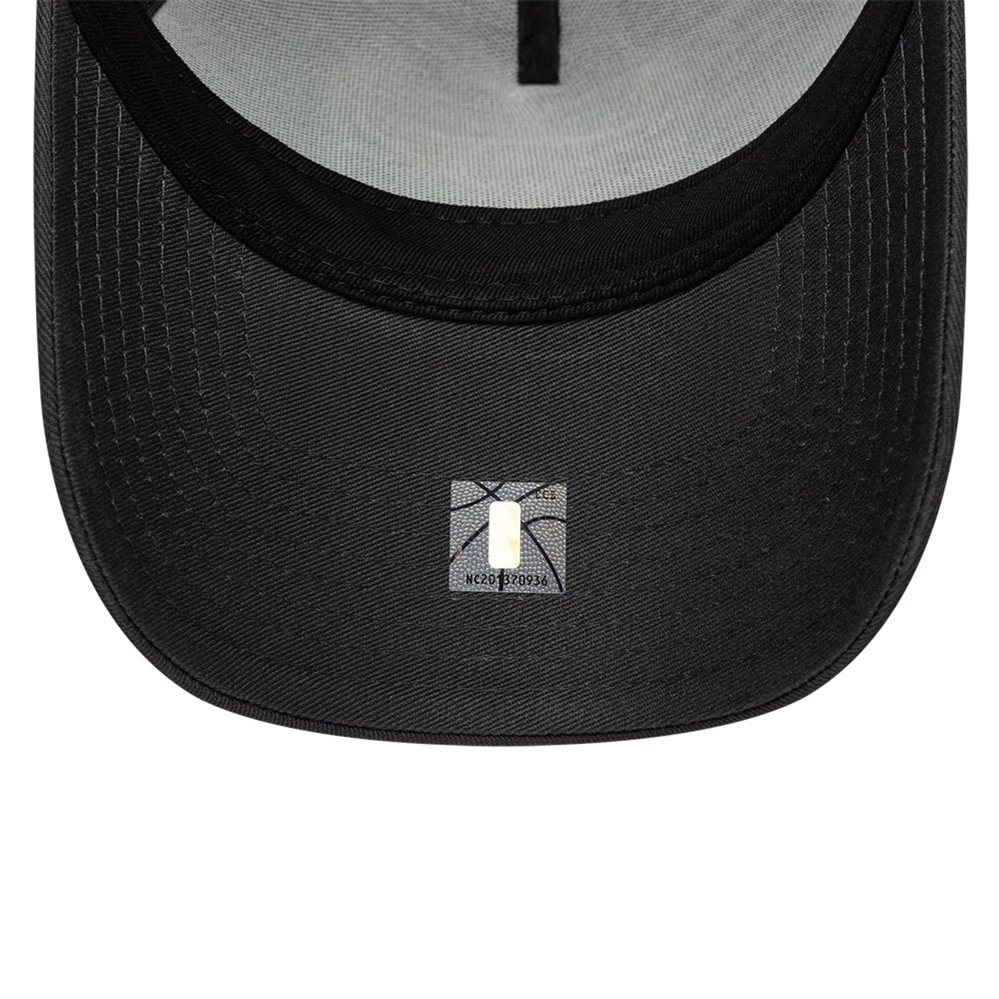 Pictured is this NBA Outline Chicago Bulls 9FORTY E-Frame Trucker cap in charcoal. 5