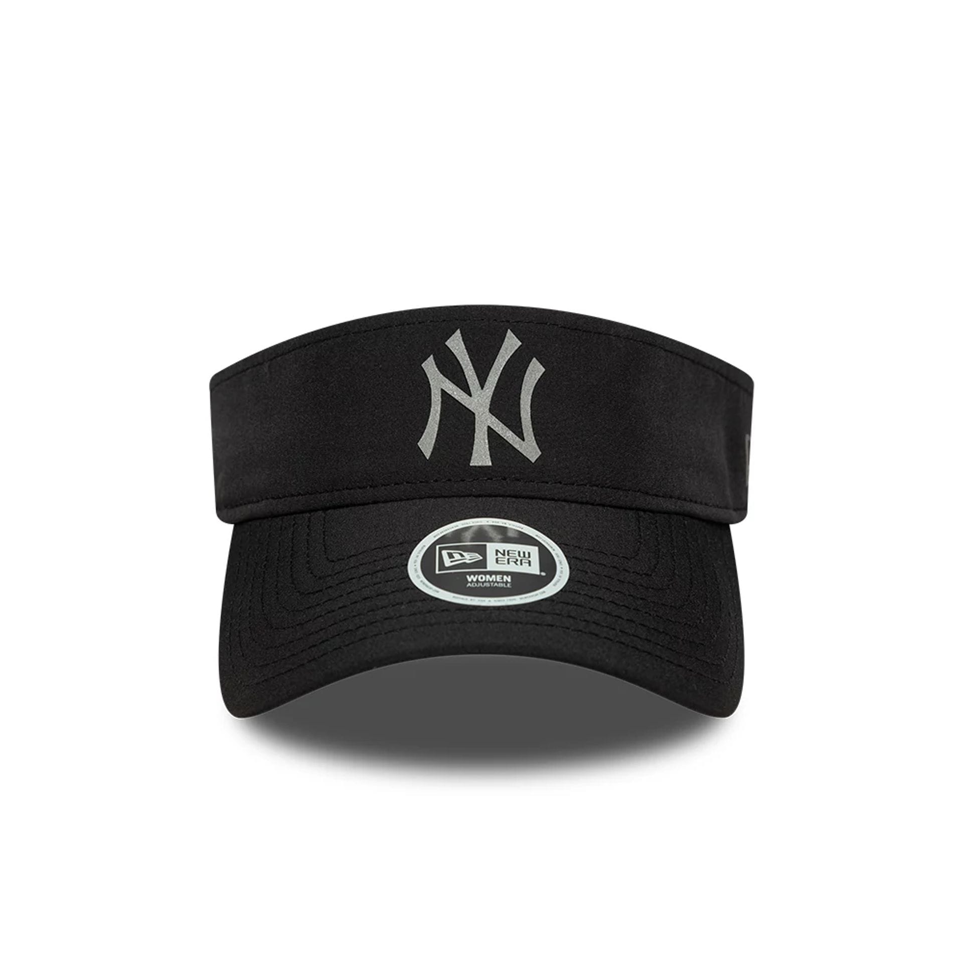 Pictured is this Womens MLB Sport New York Yankees Visor cap in black. 2