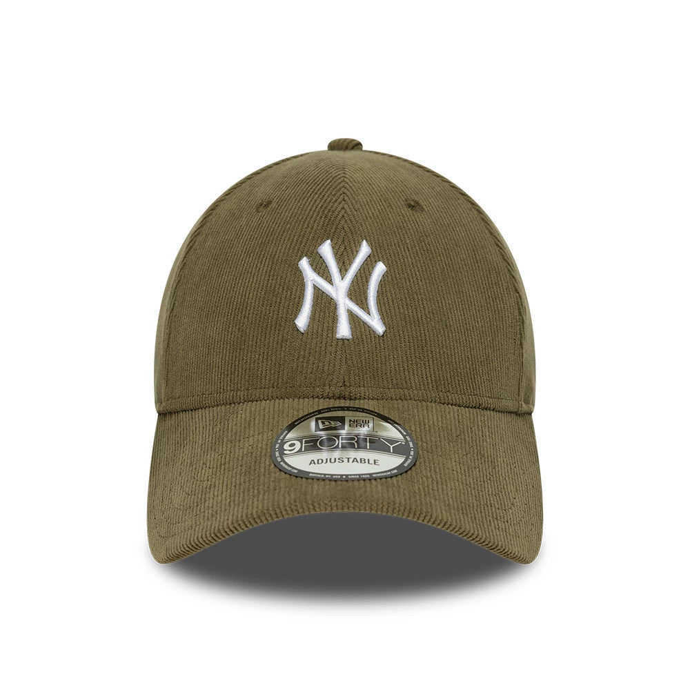Pictured is this MLB Soft Cord New York Yankees 9FORTY cap in Dark Green. 2