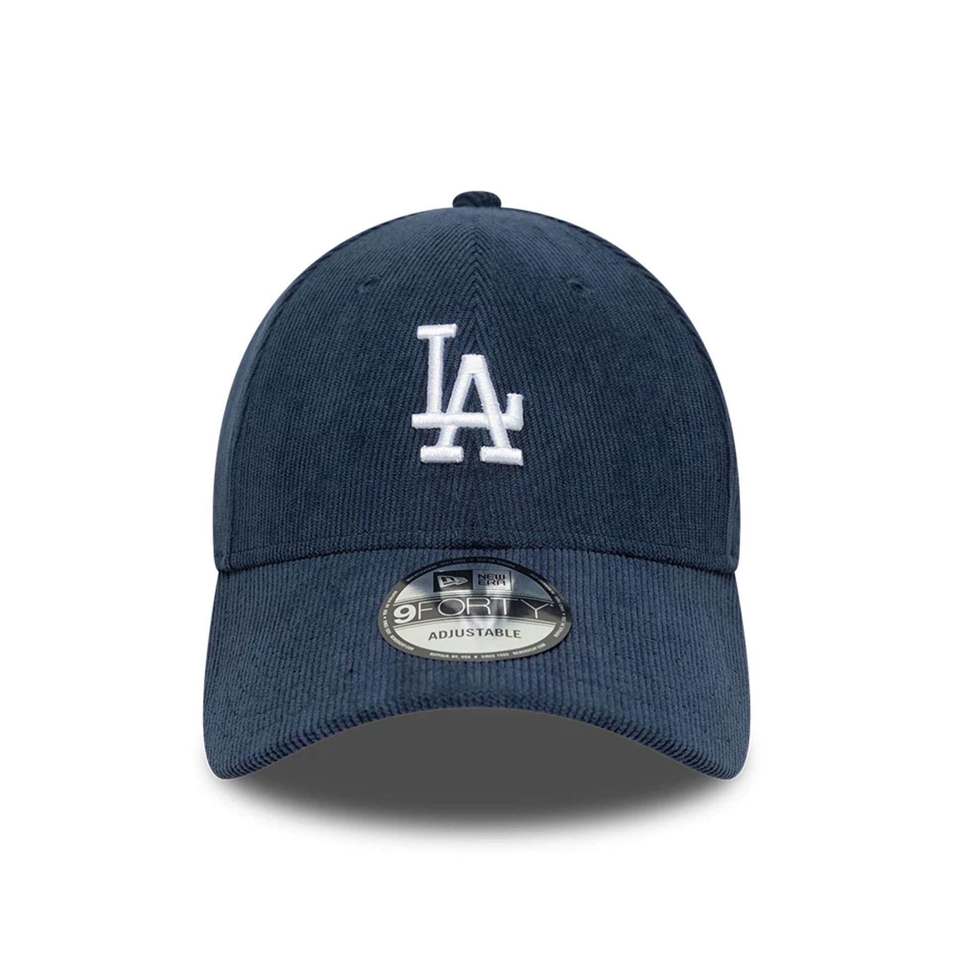 Pictured is this MLB Soft Cord LA Dodgers 9FORTY cap in navy. 2