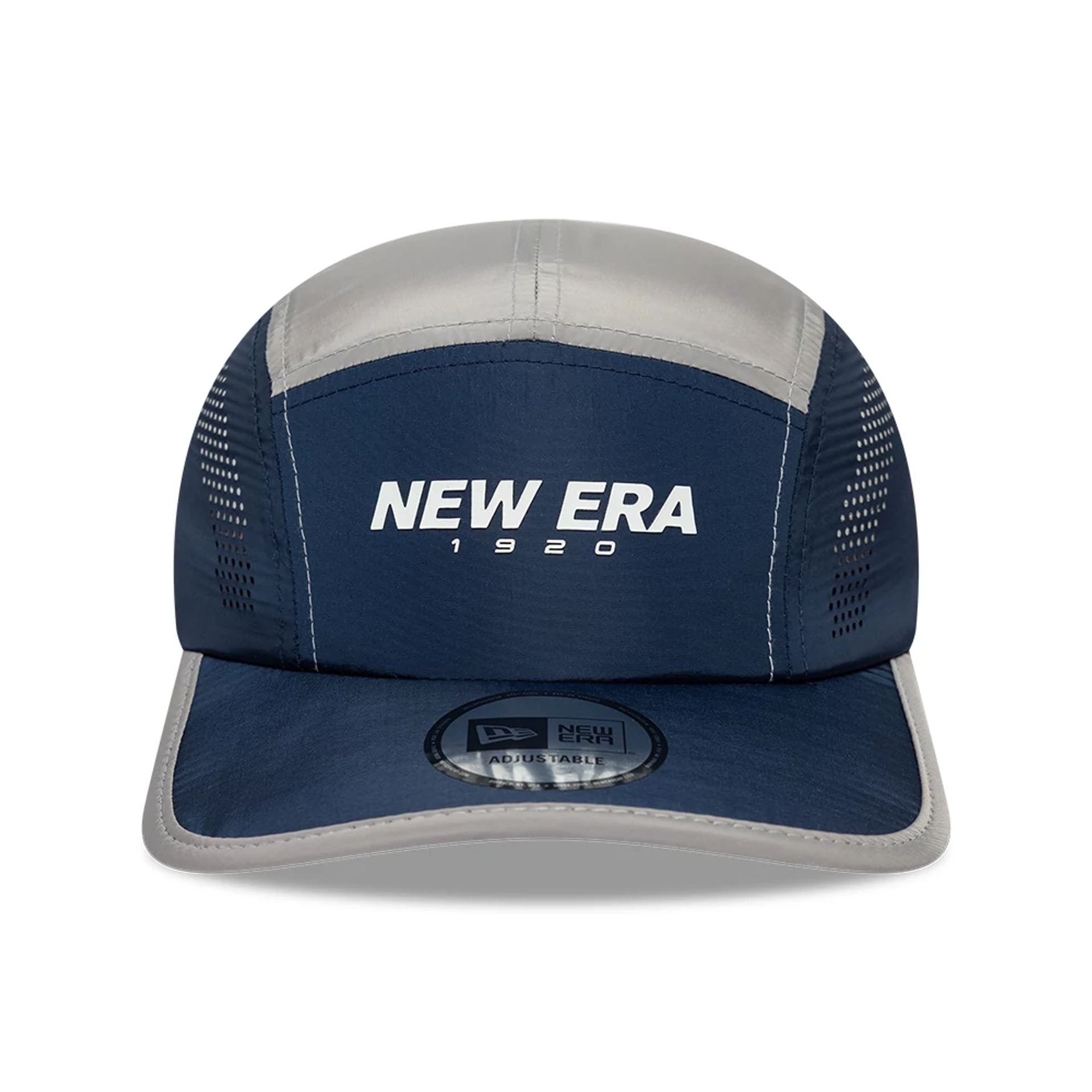 Pictured is this New Era Colour Block Runner cap in navy. 2