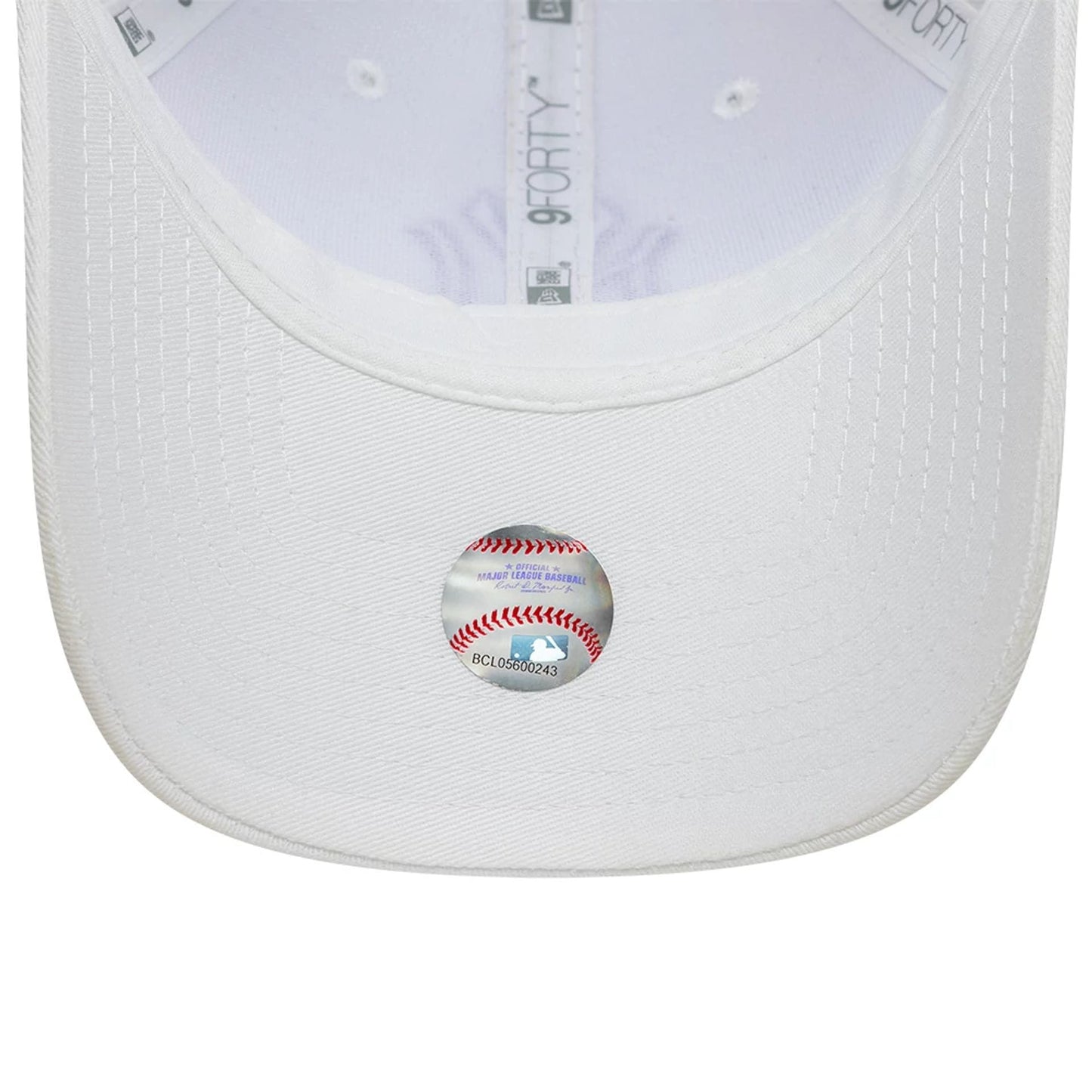 Pictured is this Womens MLB League Essential New York Yankees 9FORTY cap in white. 5