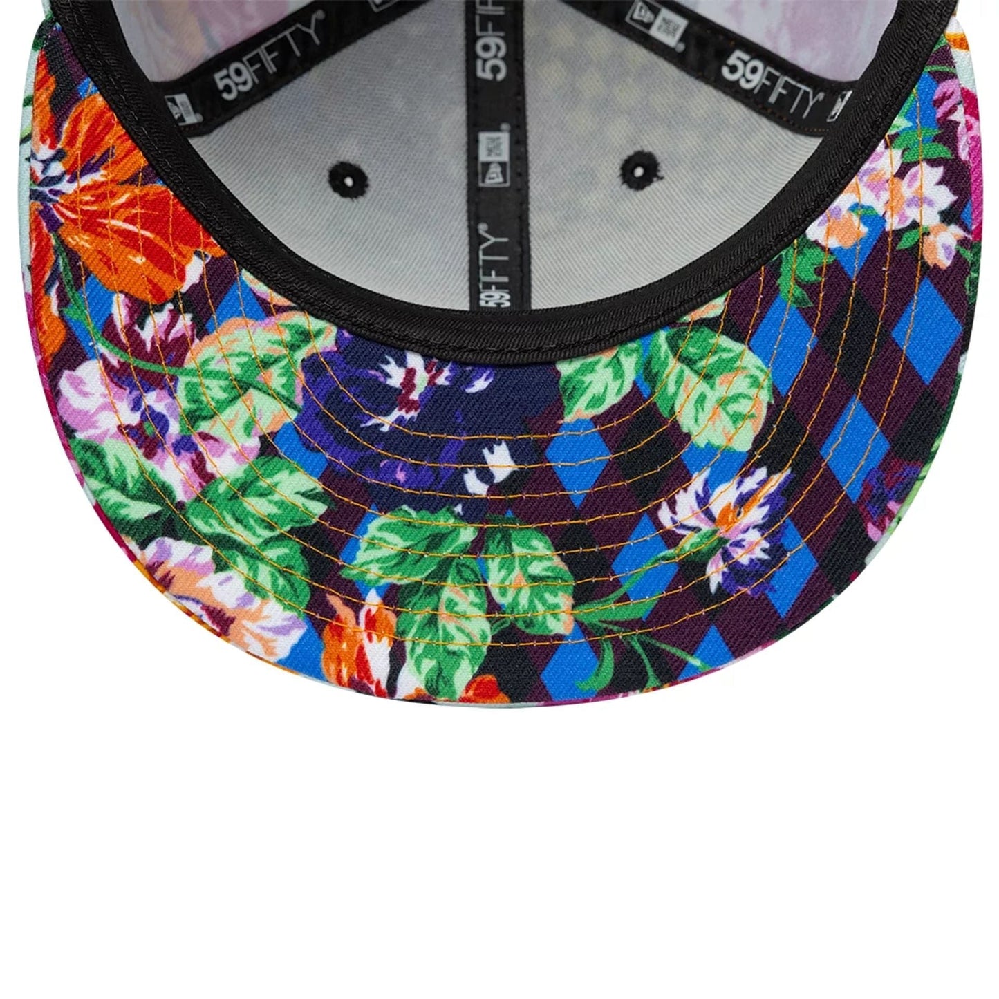 Pictured is this Kenzo X New Era Flowers 59FIFTY Fitted cap in white. 7