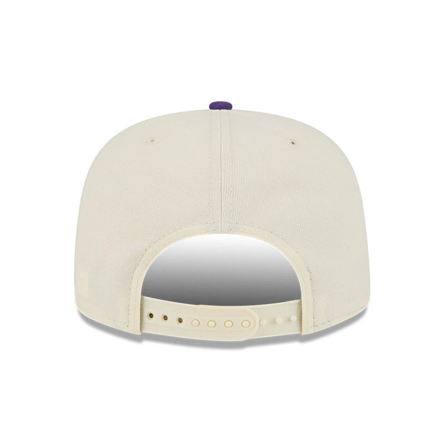 Pictured is this NBA Hardwood Classic All Star Game LA Lakers 9FIFTY A-Frame Snapback cap in white. 7