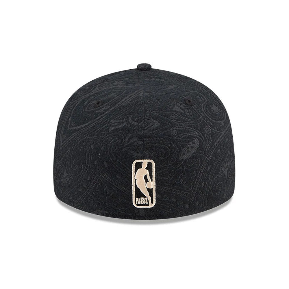 Pictured is this NBA Brushed Cotton Boston Celtics 59FIFTY Fitted cap in black. 7