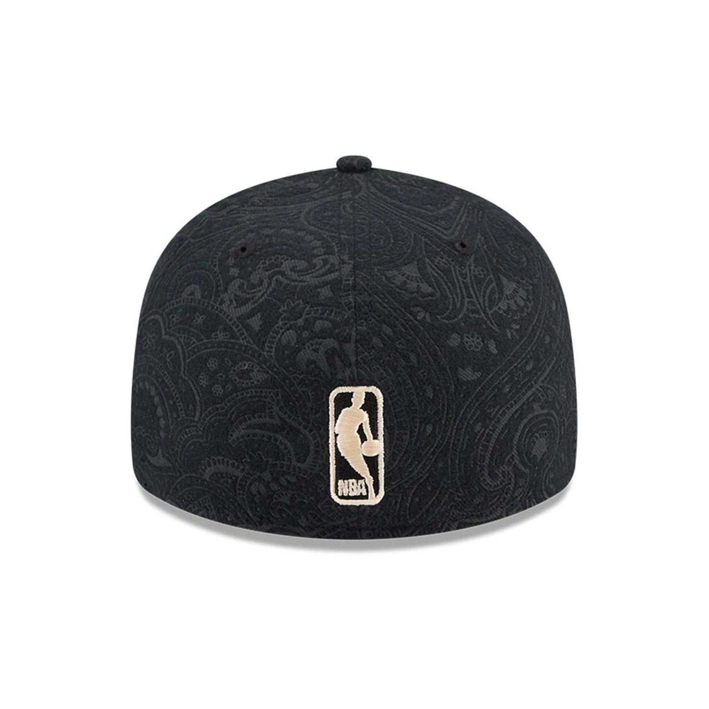 Pictured is this NBA Brushed Cotton Golden State Warriors 59FIFTY Fitted cap in black. 7