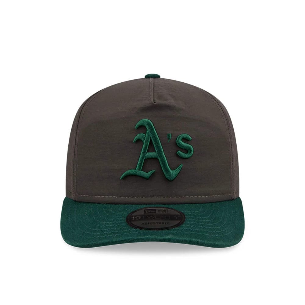 Pictured is this MLB Nylon Athletics 19TWENTY cap in Black. 3