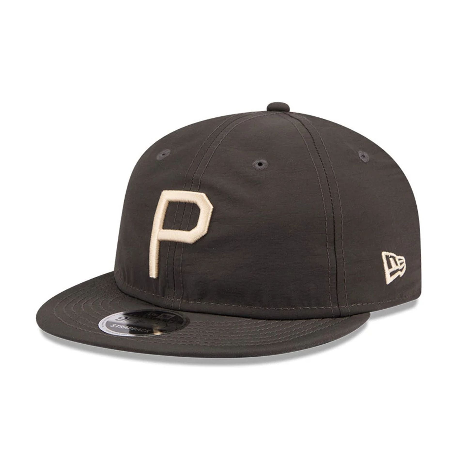 Pictured is this MLB Nylon Philadelphia Phillies Retro Crown 9FIFTY cap in black. 1