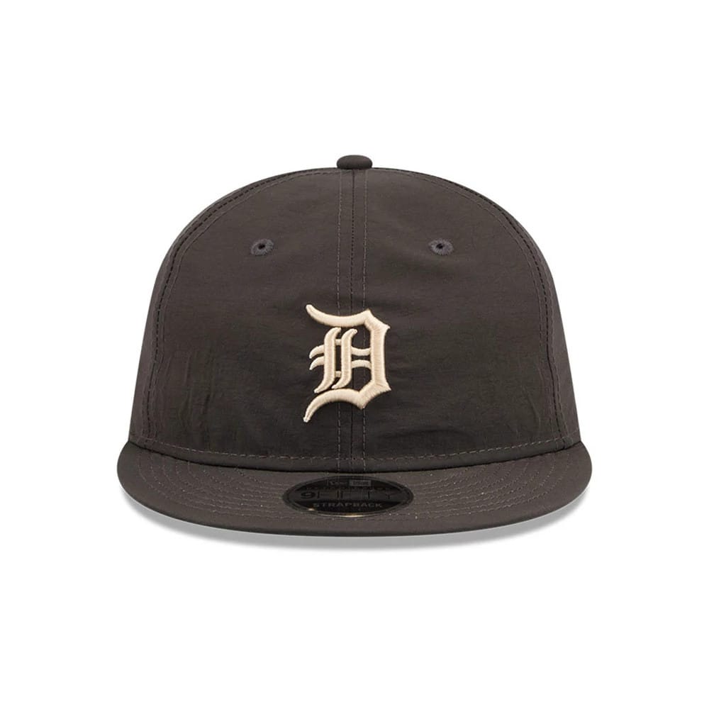 Pictured is this MLB Nylon Detroit Tigers Retro Crown 9FIFTY cap in black. 3