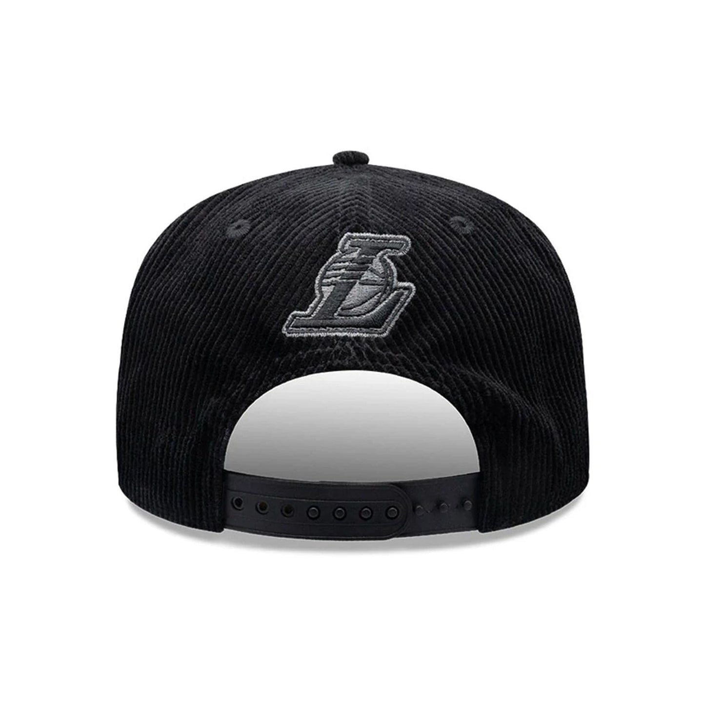 Pictured is this NBA Old English LA Lakers 9FIFTY Snapback cap in black. 4