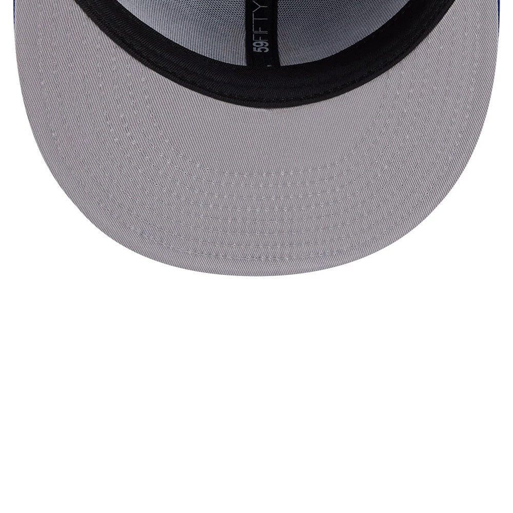 Pictured is this MLB X Looney Tunes Bugs Bunny New York Mets 59FIFTY Fitted cap in blue. 2