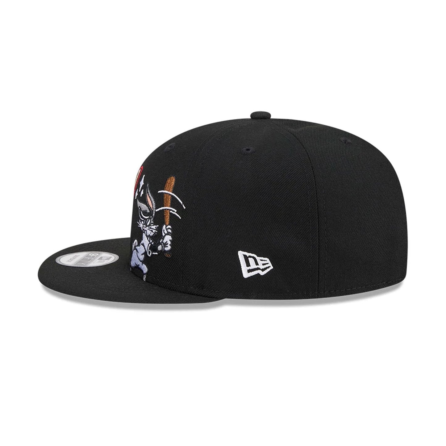Pictured is this MiLB X Looney Tunes Bugs Bunny El Paso Chihuahuas 9FIFTY Snapback Adjustable cap in black. 7