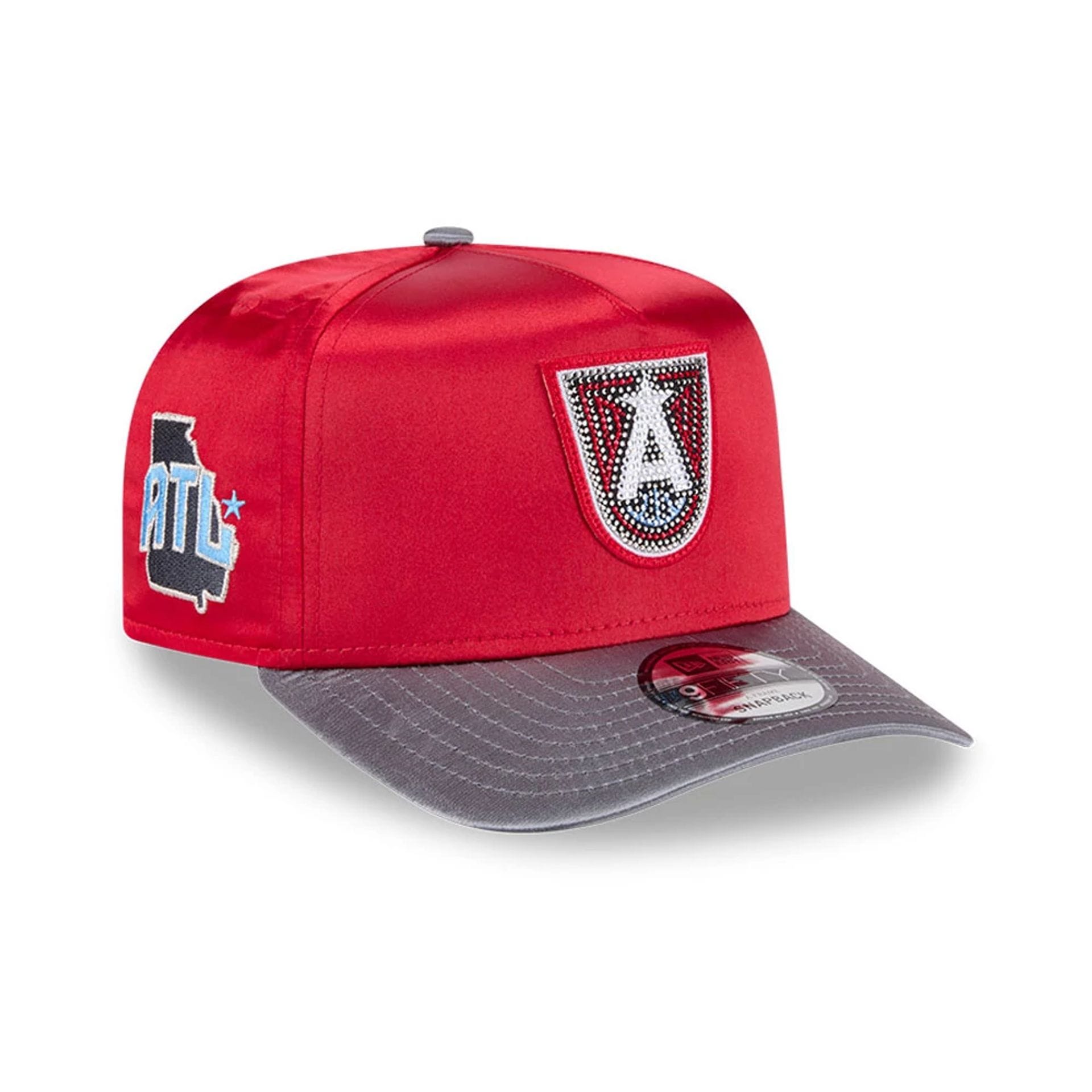 Pictured is this WNBA Draft 2026 Atlanta Dream 9FIFTY A-Frame Snapback cap in red. 1