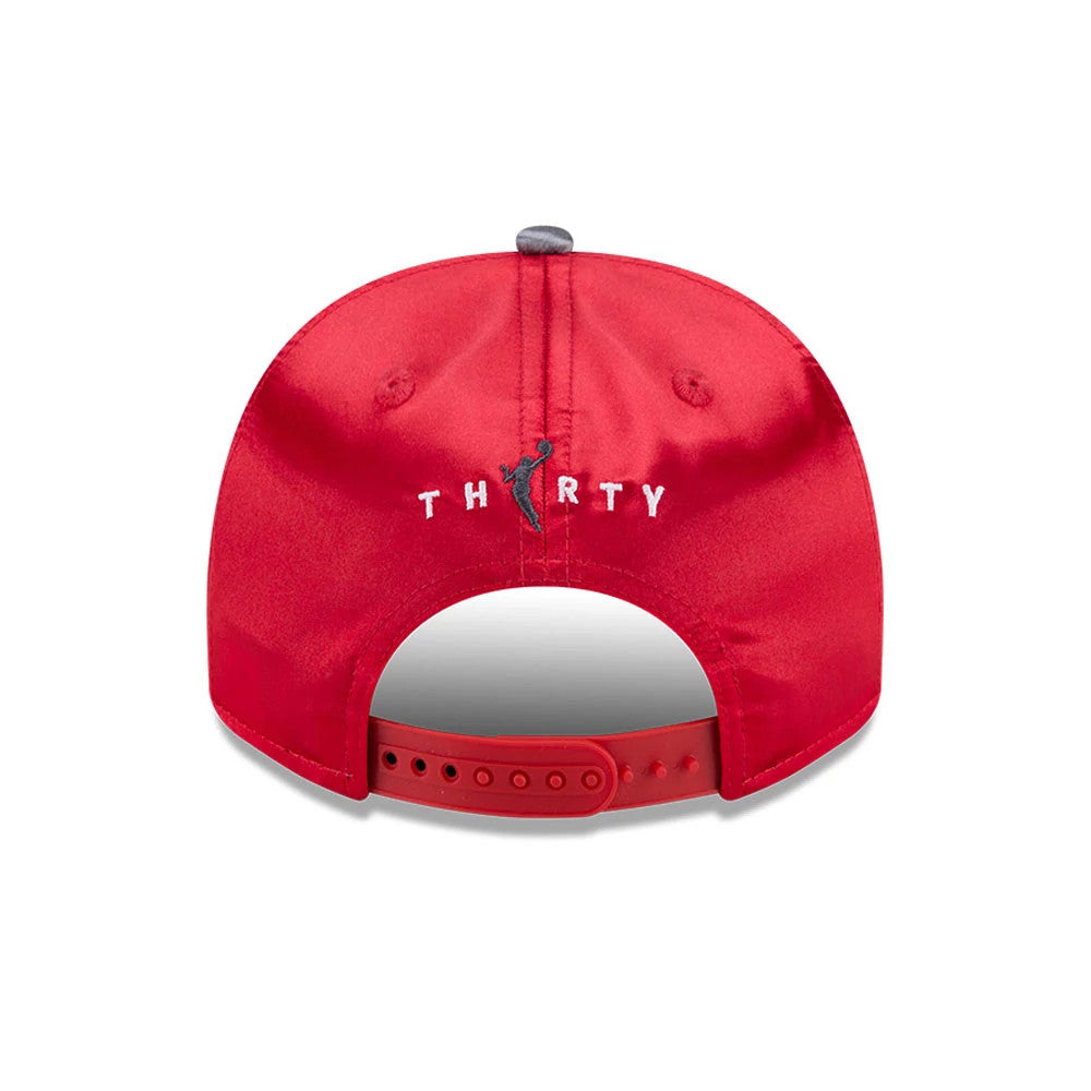 Pictured is this WNBA Draft 2026 Atlanta Dream 9FIFTY A-Frame Snapback cap in red. 7
