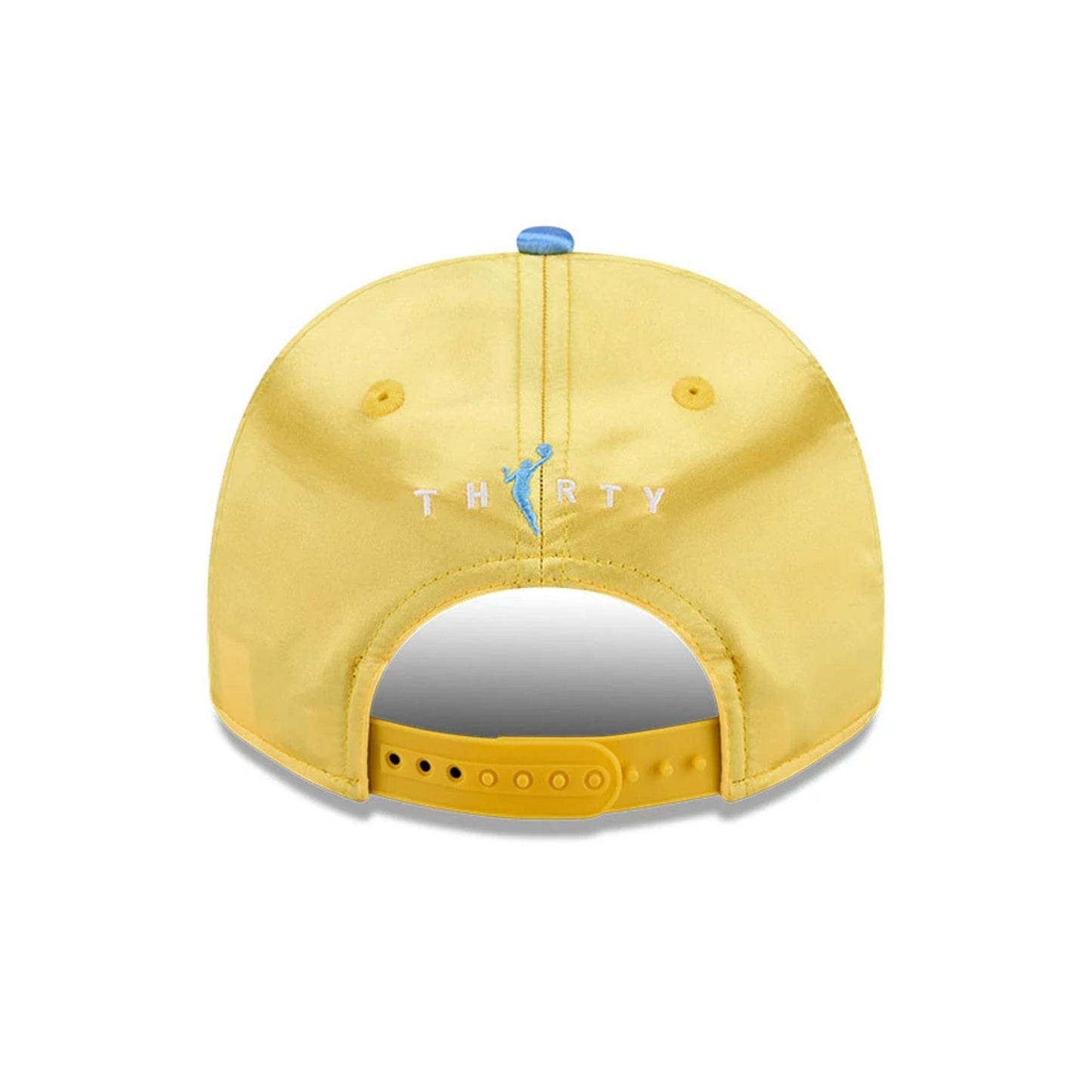Pictured is this WNBA Draft 2026 Chicago Sky 9FIFTY A-Frame Snapback cap in yellow. 7