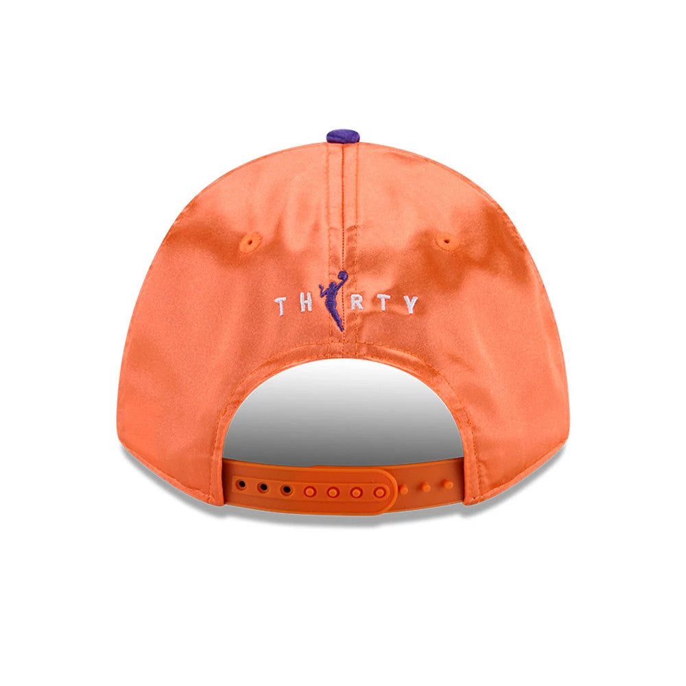 Pictured is this WNBA Draft 2026 Phoenix Mercury 9FORTY M-Crown cap in orange. 7