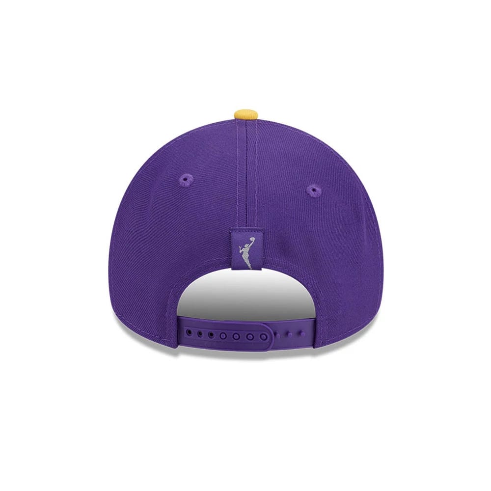 Pictured is this WNBA Tip Off 2026 LA Sparks 9FORTY A-Frame cap in purple. 4