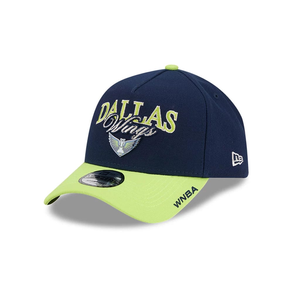 Pictured is this WNBA Tip Off 2026 Dallas Wings 9FORTY A-Frame cap in navy. 1