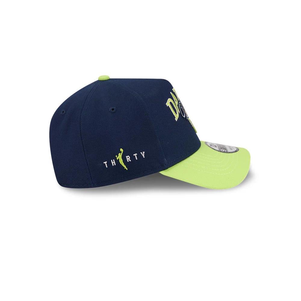 Pictured is this WNBA Tip Off 2026 Dallas Wings 9FORTY A-Frame cap in navy. 4