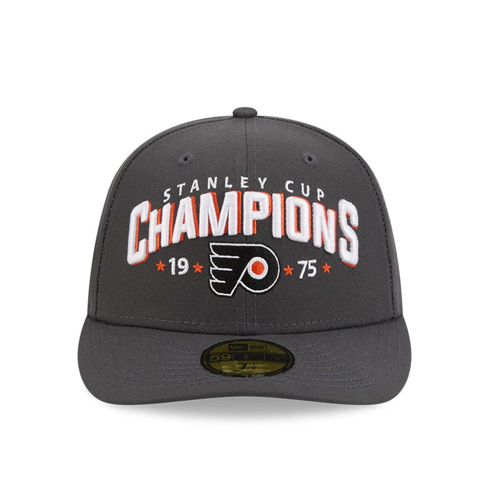 Pictured is this NHL Stanley Cup Champions Philadelphia Flyers 59FIFTY Fitted cap in dark grey. 3