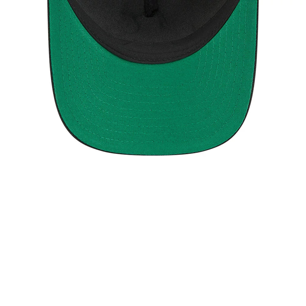 Pictured is this NHL Stanley Cup Champions LA Kings 9FORTY M-Crown A-Frame Trucker Adjustable cap in black. 2
