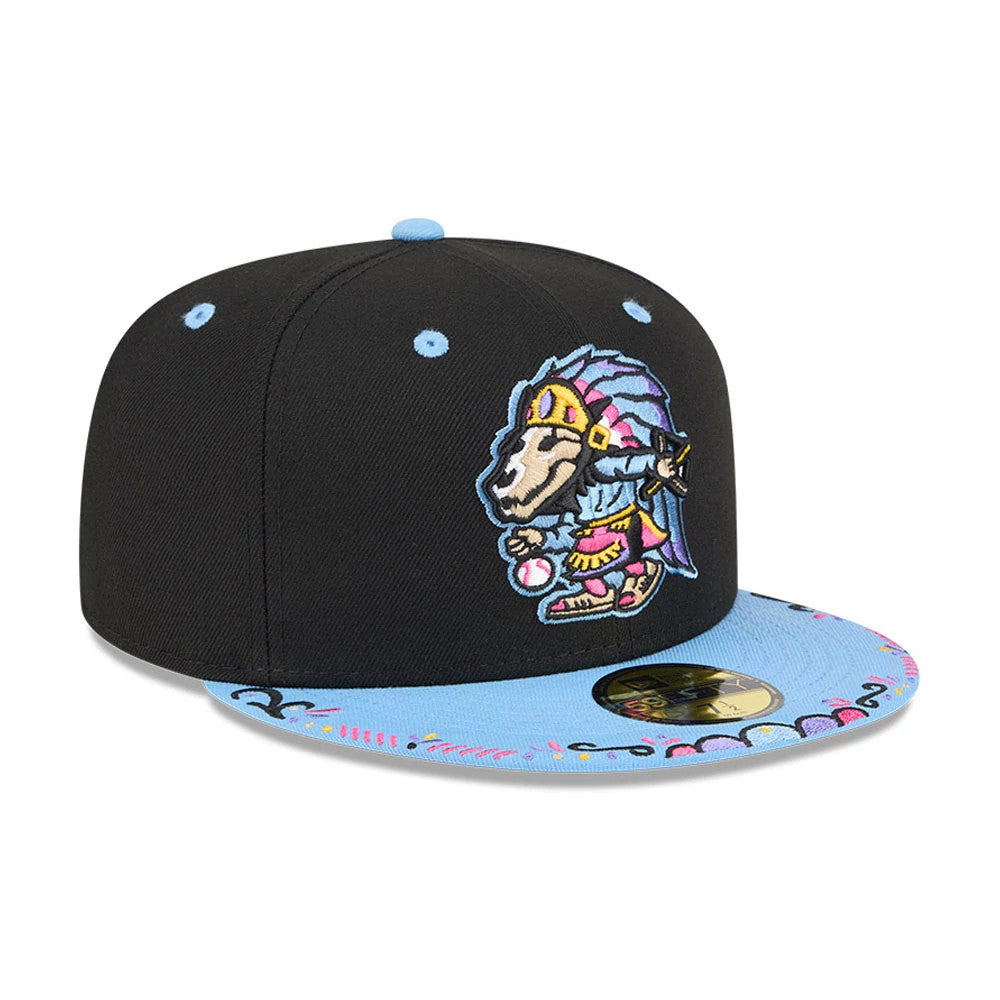 Pictured is this MiLB La Copa 2026 El Paso Chihuahuas 59FIFTY Fitted cap in Black. 4