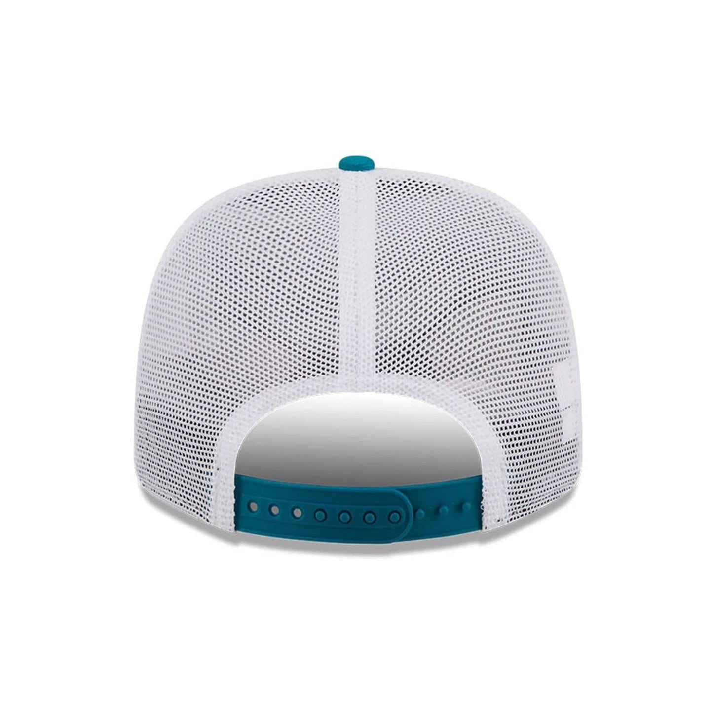 Pictured is this MiLB La Copa 2026 Albuquerque Isotopes 9SEVENTY Stretch Snap cap in Turquoise. 7