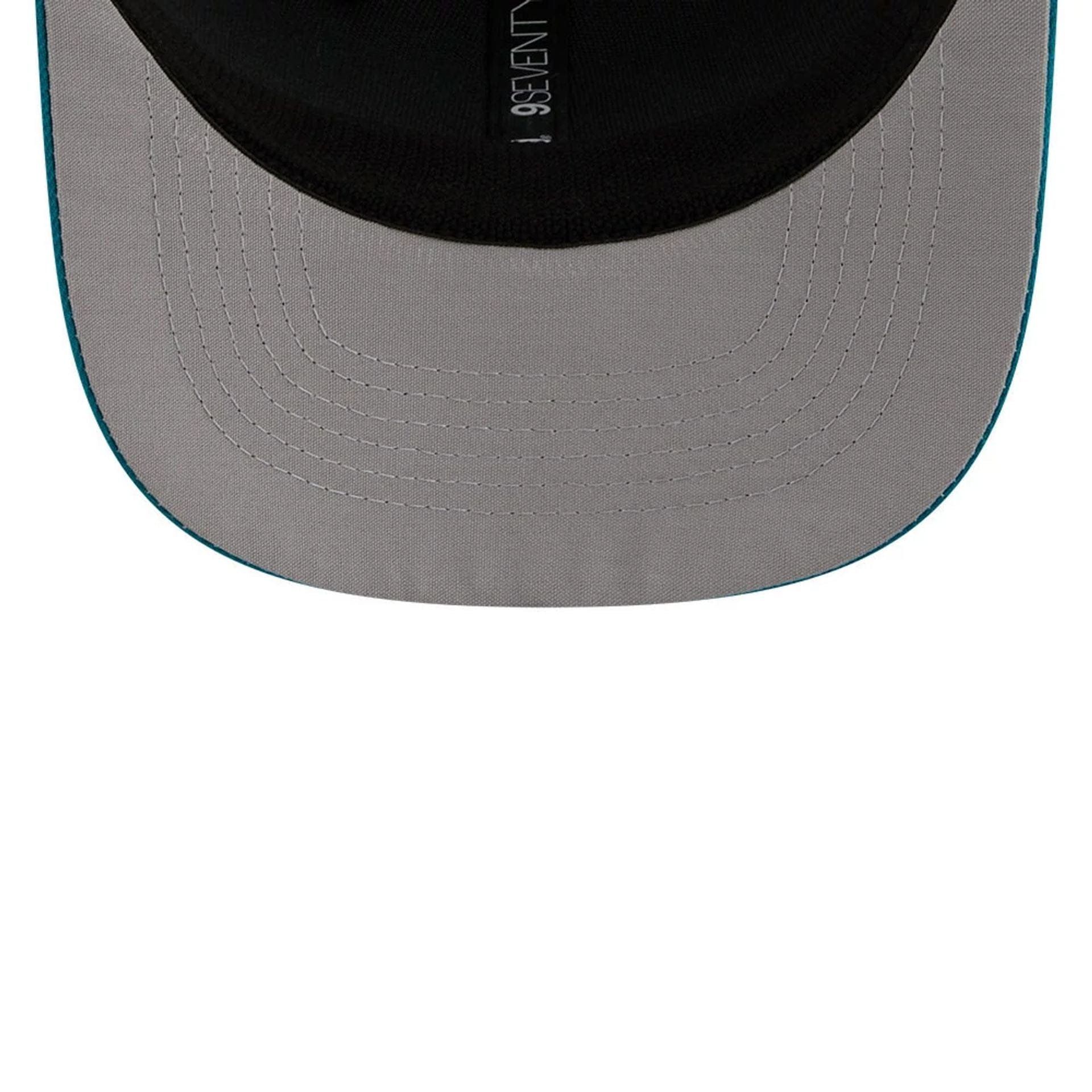 Pictured is this MiLB La Copa 2026 Albuquerque Isotopes 9SEVENTY Stretch Snap cap in Turquoise. 2