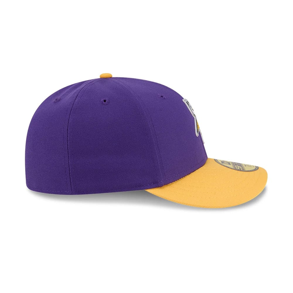 Pictured is this NFL Draft 2026 Minnesota Vikings 59FIFTY Fitted cap in purple. 7