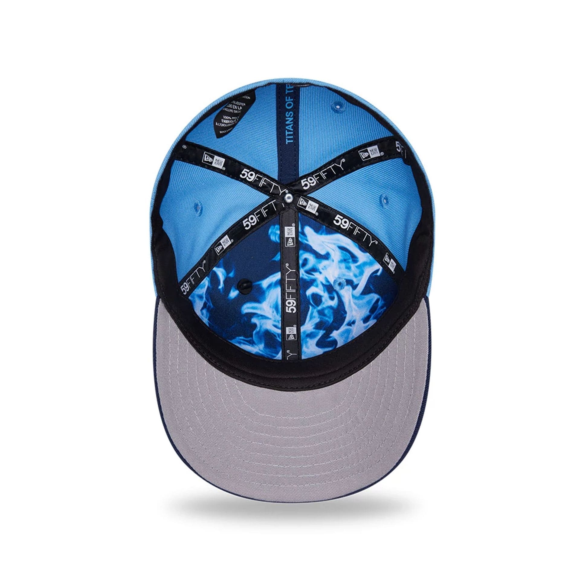 Pictured is this NFL Draft 2026 Tennessee Titans 59FIFTY Fitted cap in Blue. 2