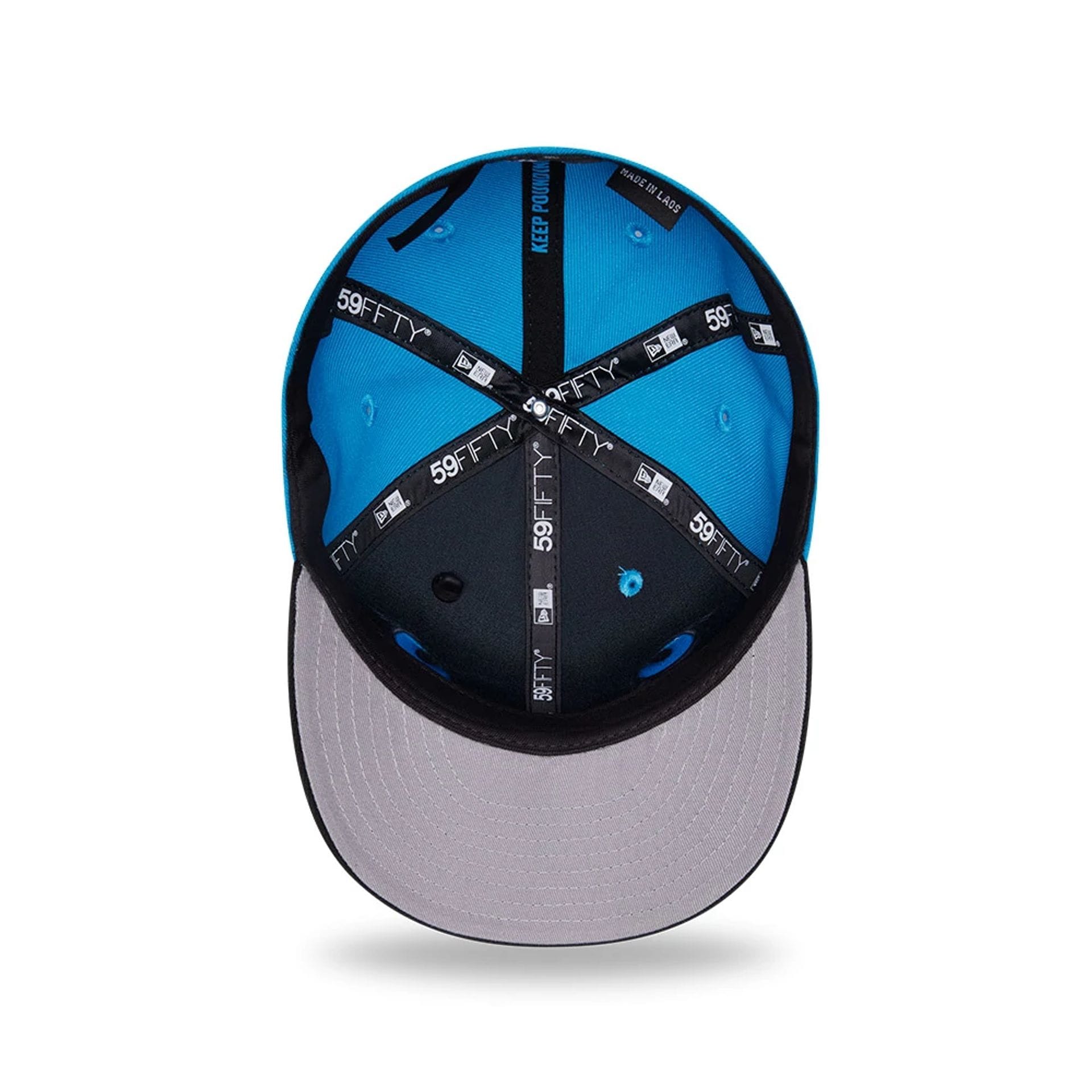 Pictured is this NFL Draft 2026 Carolina Panthers 59FIFTY Fitted cap in blue. 2