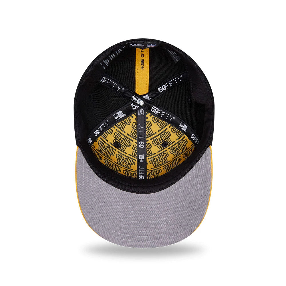 Pictured is this NFL Draft 2026 Pittsburgh Steelers 59FIFTY Fitted cap in black. 2