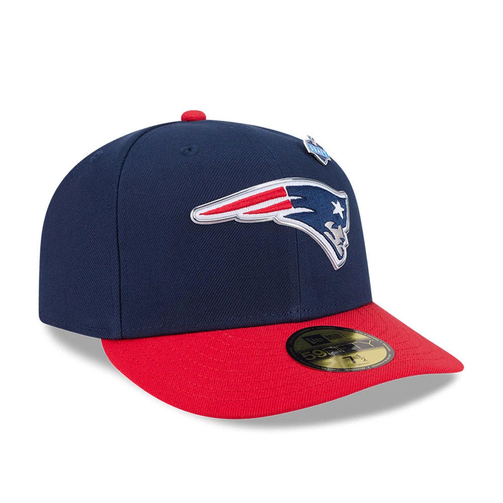 Pictured is this NFL Draft 2026 New England Patriots 59FIFTY Fitted cap in dark blue. 4