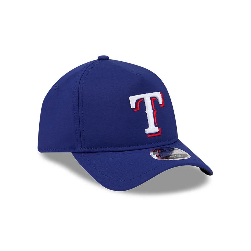 Pictured is this MLB Quickstrike Texas Rangers 9FORTY Apex cap in dark blue. 4