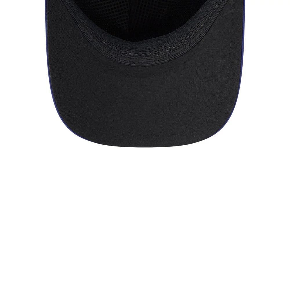 Pictured is this MLB Quickstrike LA Dodgers 9FORTY Apex cap in dark blue. 2