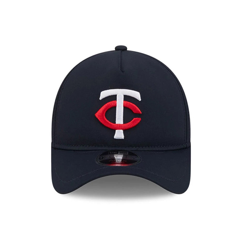 Pictured is this MLB Quickstrike Minnesota Twins 9FORTY Apex cap in navy. 2