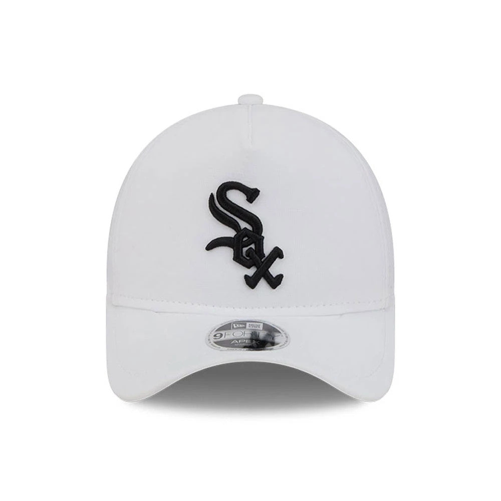 Pictured is this MLB Quickstrike Chicago White Sox 9FORTY Apex cap in white. 3