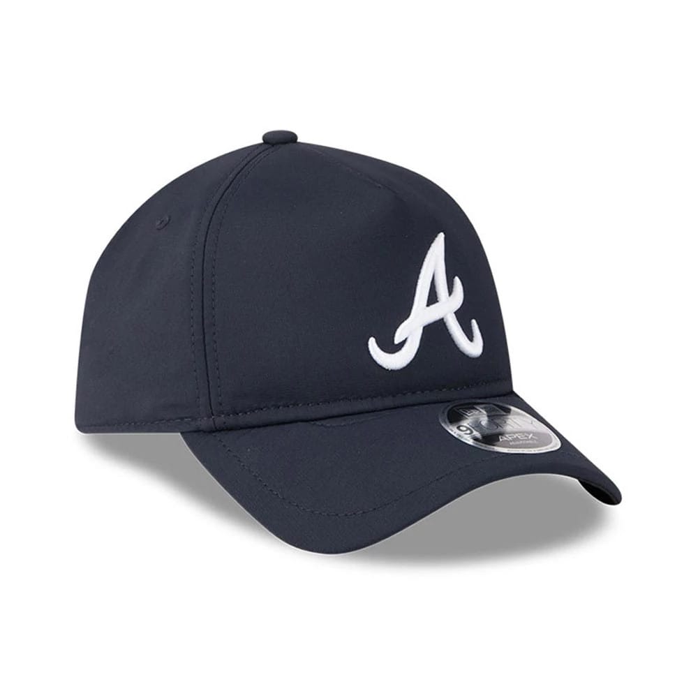 Pictured is this MLB Quickstrike Atlanta Braves 9FORTY Apex cap in navy. 3