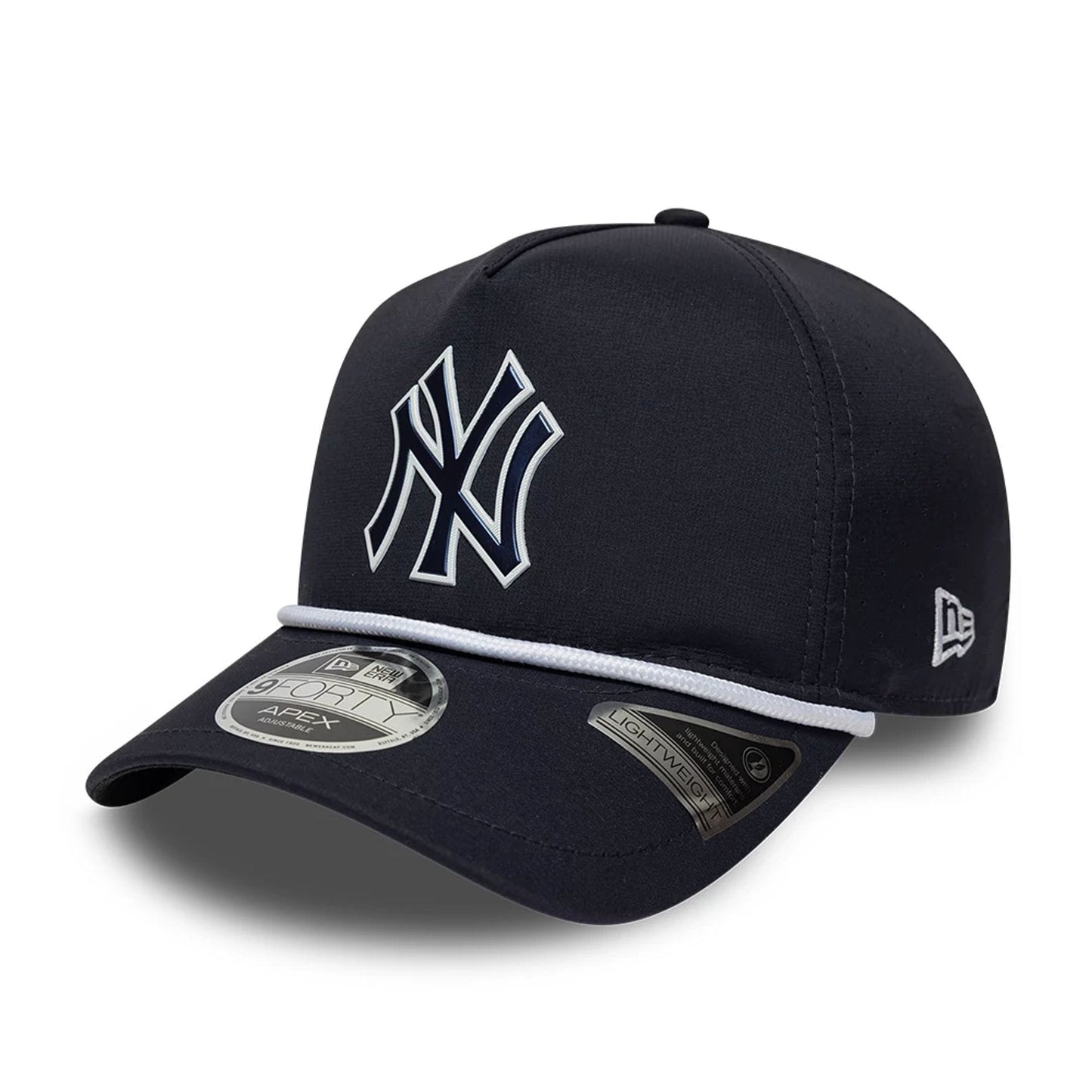 Pictured is this MLB Quickstrike New York Yankees 9FORTY Apex cap in navy. 8