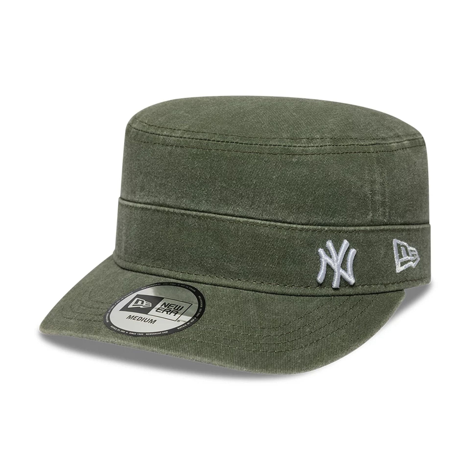 Pictured is this MLB Military Quickstrike New York Yankees Military cap in green. 1