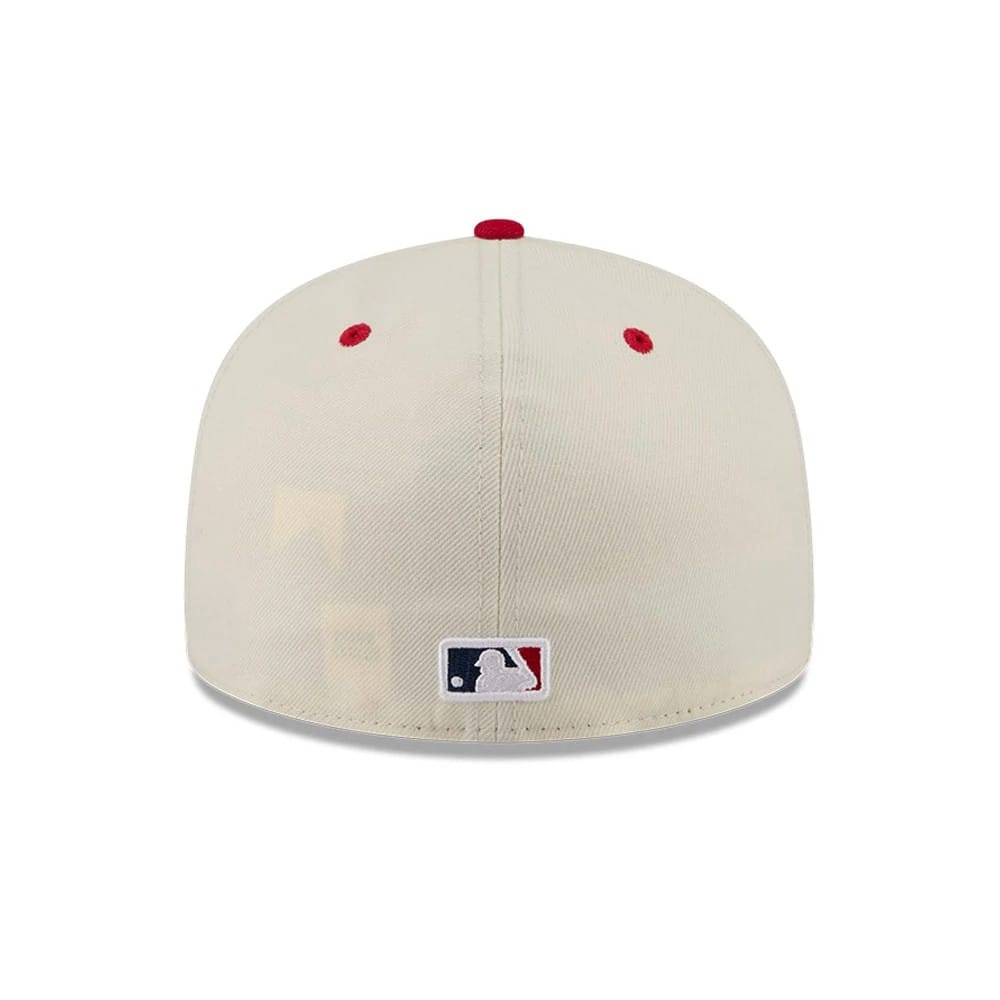 Pictured is this MLB 4th Of July 2026 Chicago White Sox 59FIFTY Fitted cap in red. 7